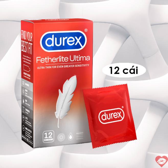  Đại lý Bao Cao Su Durex Fetherlite Siêu Mỏng – Hộp 12 Chiếc  giá sỉ 