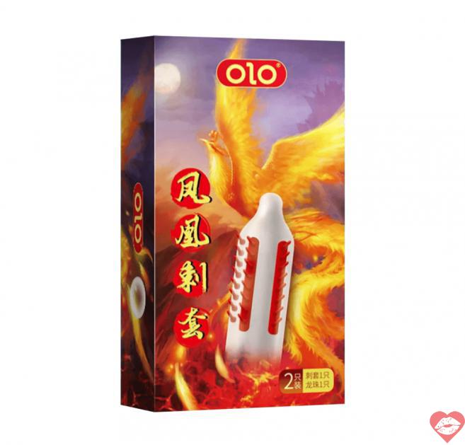 Phân phối Bao cao su OLO Phượng hoàng - Gai đứng - Hộp 1 cái + 1 bi silicon tốt nhất 