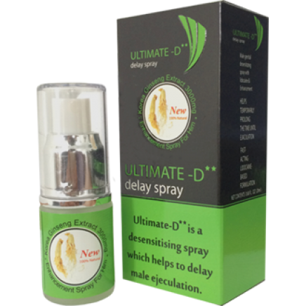 Xịt Kéo Dài Xuất Tinh Triết Xuất Từ Nhân Sâm Ultimate D - Xuất Xứ Anh Quốc